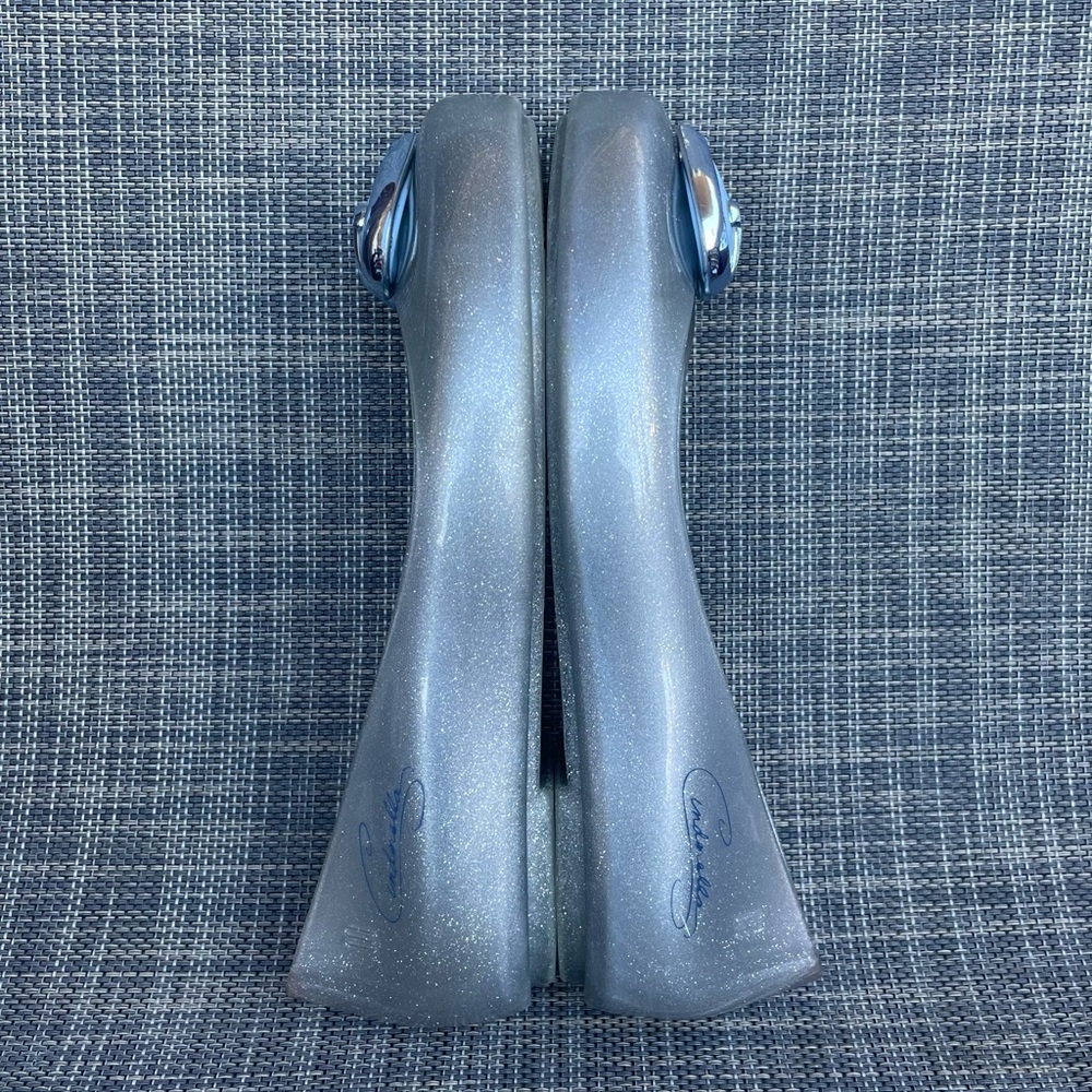 Mini Melissa Sweet Love Cinderella Disney Princess ballet flats Dress Shoes 2 Y - Picture 8 of 11